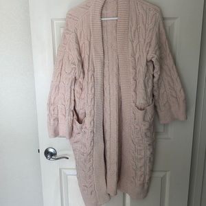 Cozy Chenille Duster-Style Sweater